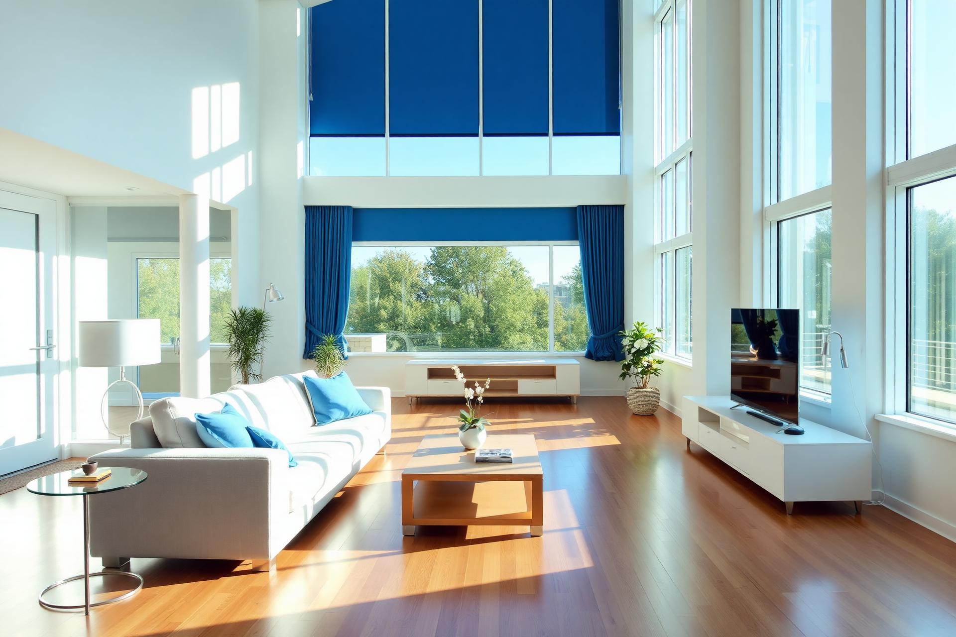 Bright clean living room